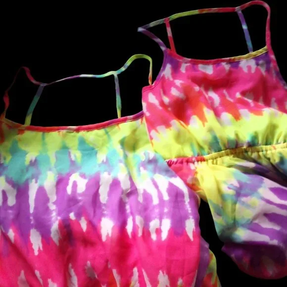 Children's Place Mommy & Me Matching Sharkbite Dresses - Adult XXL Kids M 7/8 - Picture 2 of 8